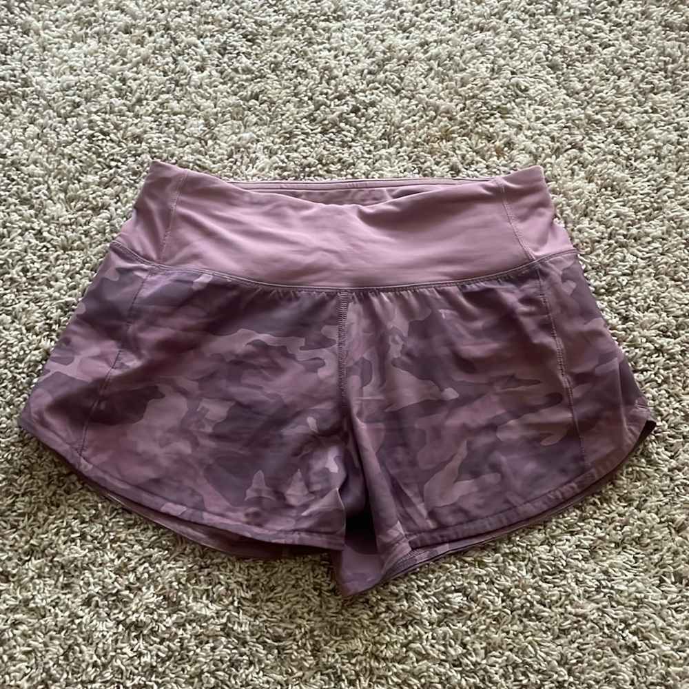 PINK CAMO LULU SHORTS